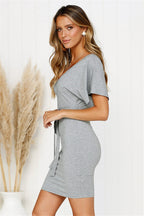 Stunncal Sexy V-Neck Wrap-Around Skirt(4 colors)