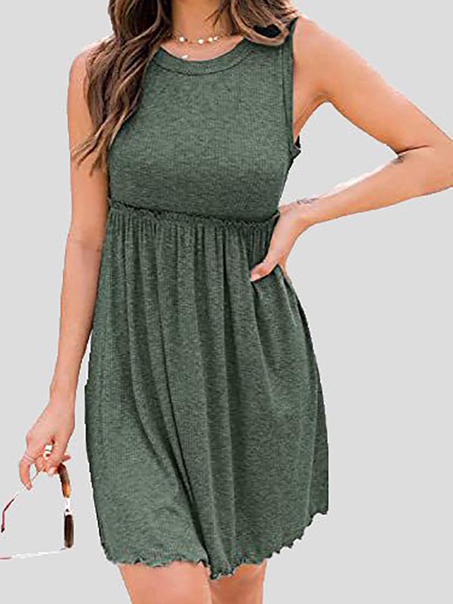 Stunncal High Waist Knit Vest Dress