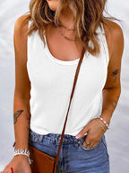 Stunncal Solid Color Comfortable Casual Vest