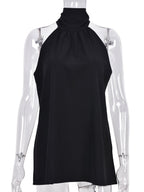 Stunncal Loose Strapless Hanging Neck Sexy Tops