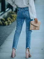 Stunncal Denim Zerrissene Ripped Jeans