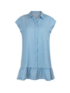 Stunncal Ruffled Denim Dress