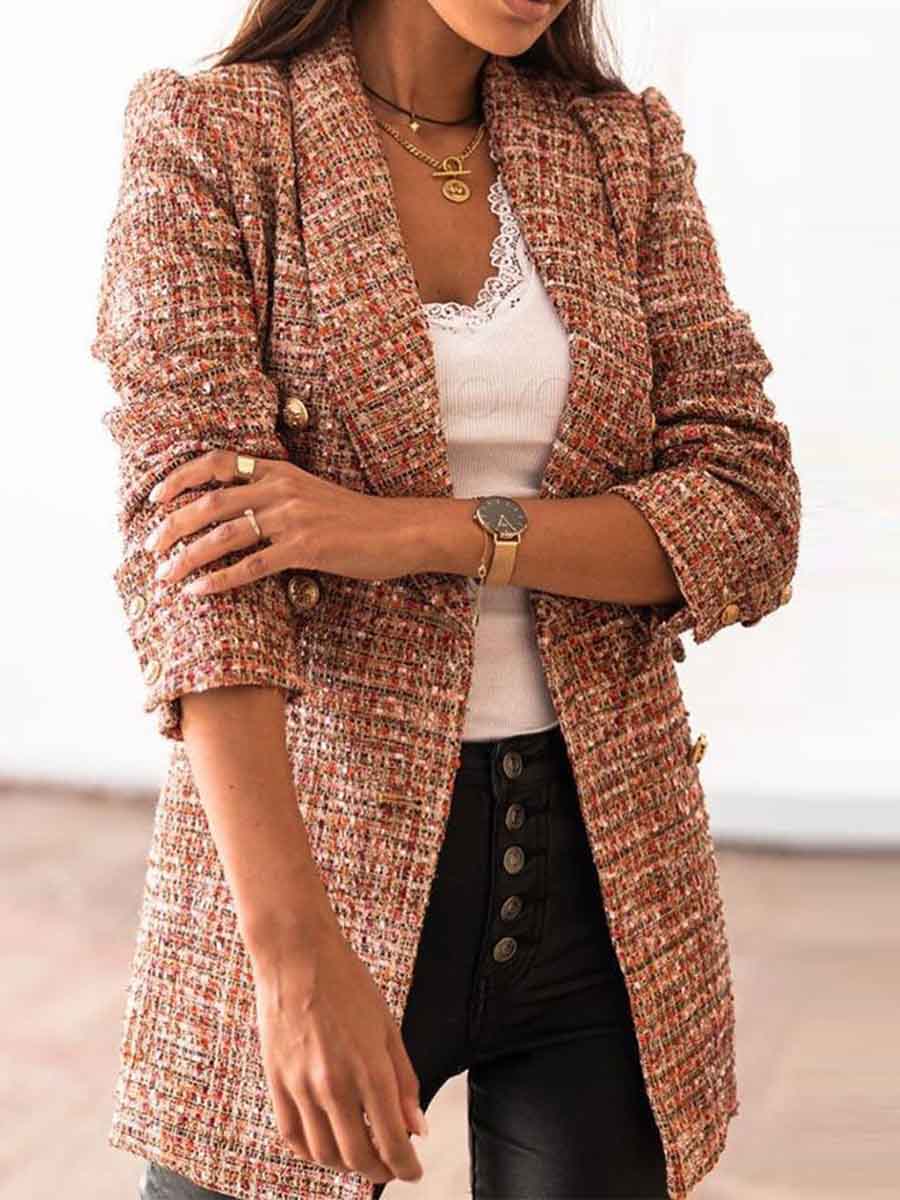 Stunncal Print Button Coat
