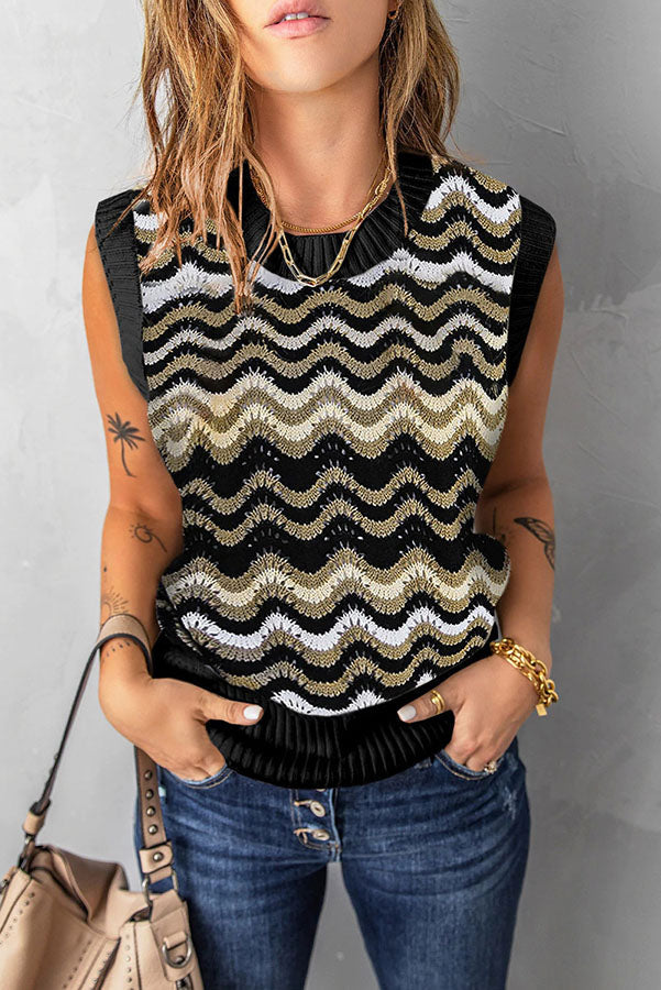 Stunncal Best Self Knit Tank