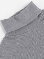 Stunncal High Neck Lace-Up Knit Dress(4 colors)