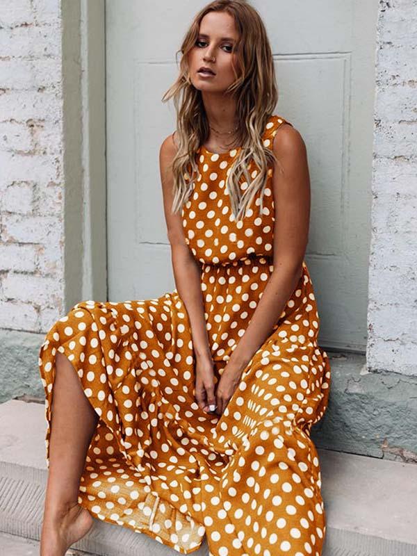 Stunncal Polka Dot Dress