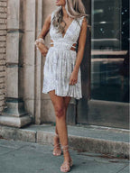 Stunncal Sexy Tie-dye Print Dress
