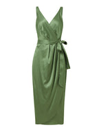 Stunncal Solid Color Straps Slim Irregular Dresses