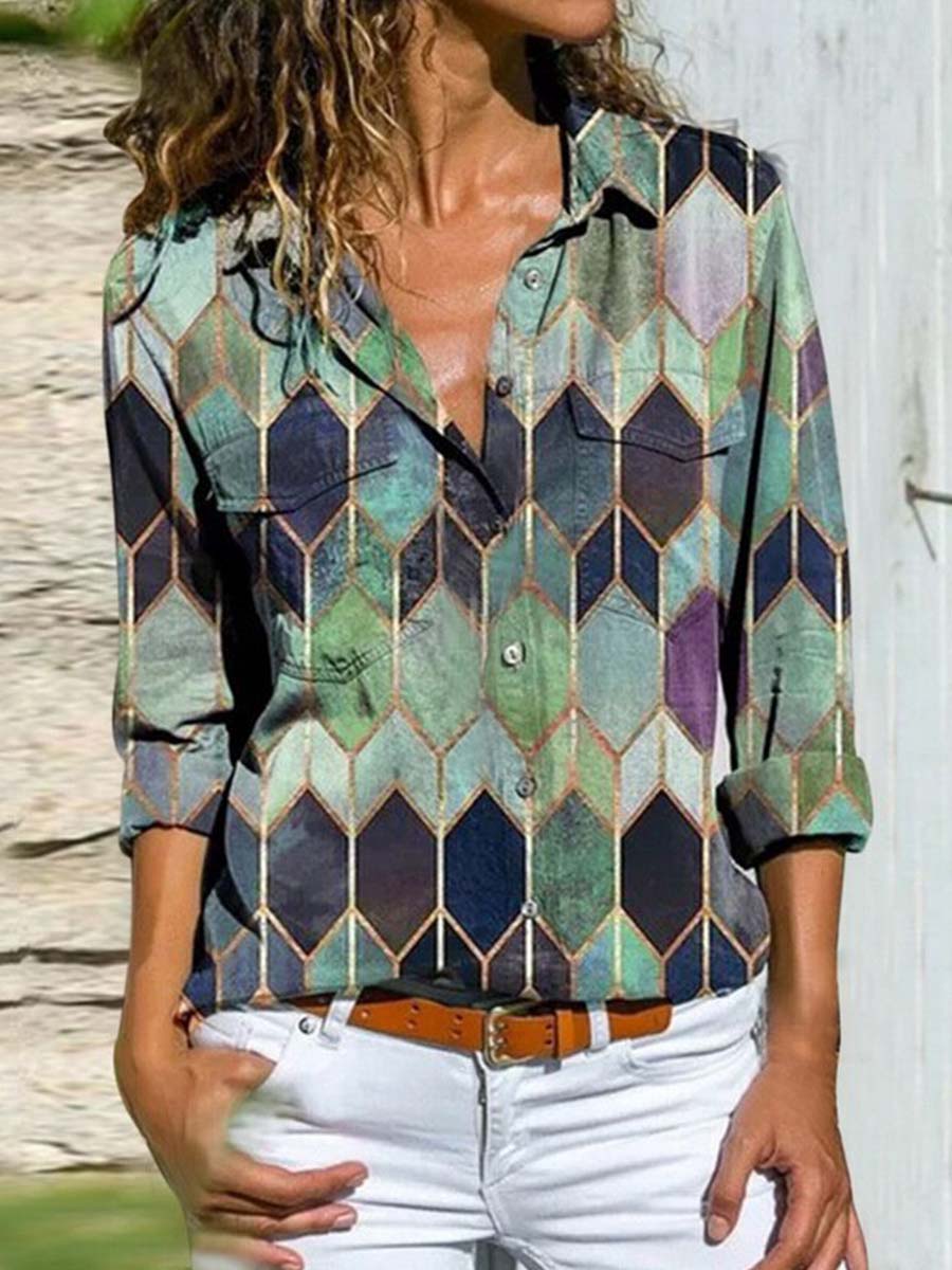 Stunncal Multicolor Print Shirt