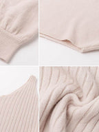 Stunncal Full Of Surprises Ribbed Knit Midi Dress