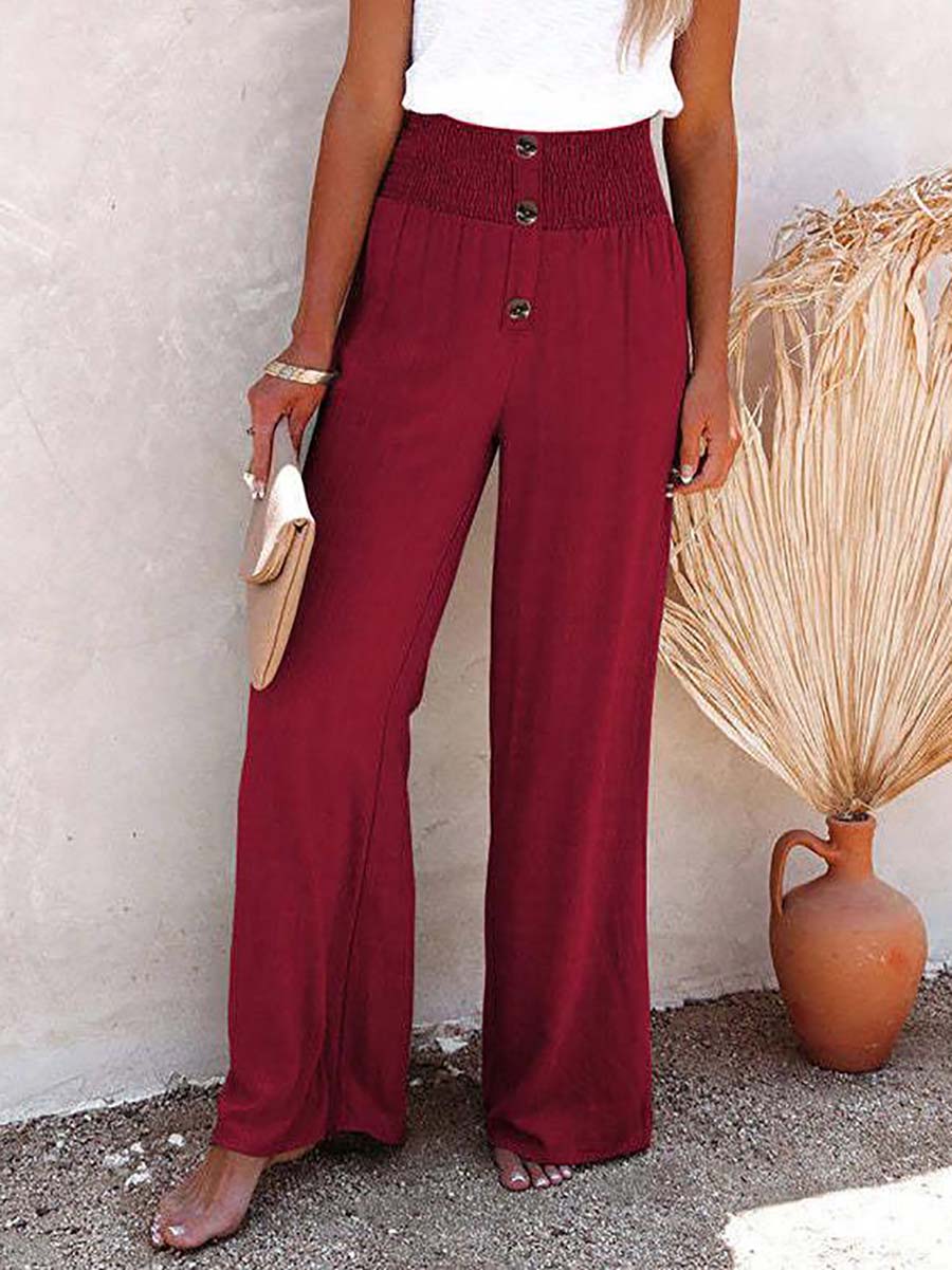 Stunncal Solid Color Loose Casual Pants (6 colors)