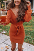 Stunncal Future Happiness Chelsea Wrap Sweater Dress