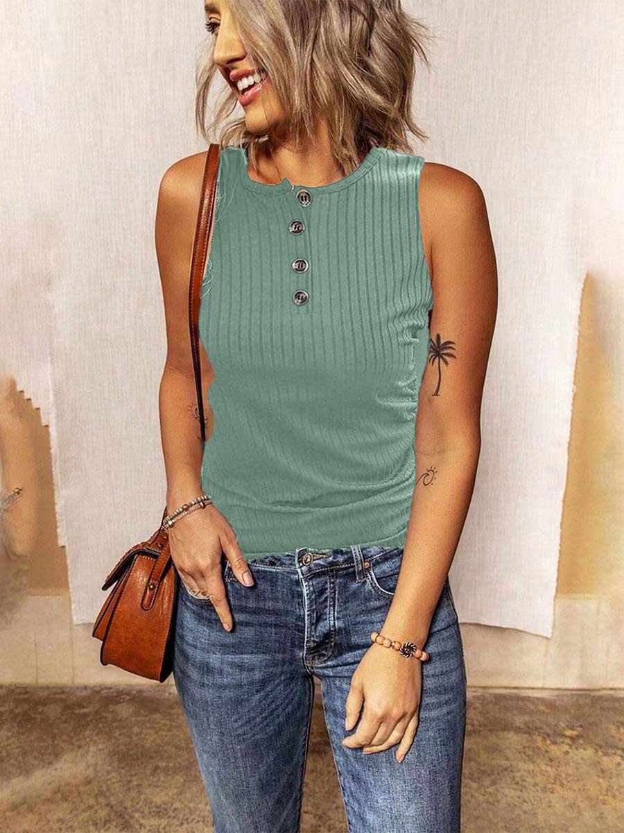 Stunncal Button up slim-fit T-shirt (6 colors)