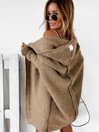 Stunncal Loose Stitching Cardigan