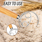 Dough Whisk Stainless Steel
