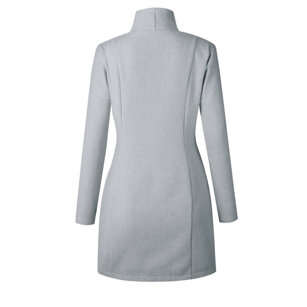 Stunncal Slim Zipper Coat