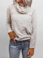 Stunncal Piled Collar Sweatshirt
