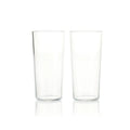 CLEAR DRINKING TUMBLERS 400ML- 2 PACK