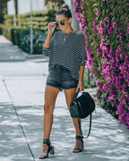 Stunncal Eternity High Rise Distressed Shorts