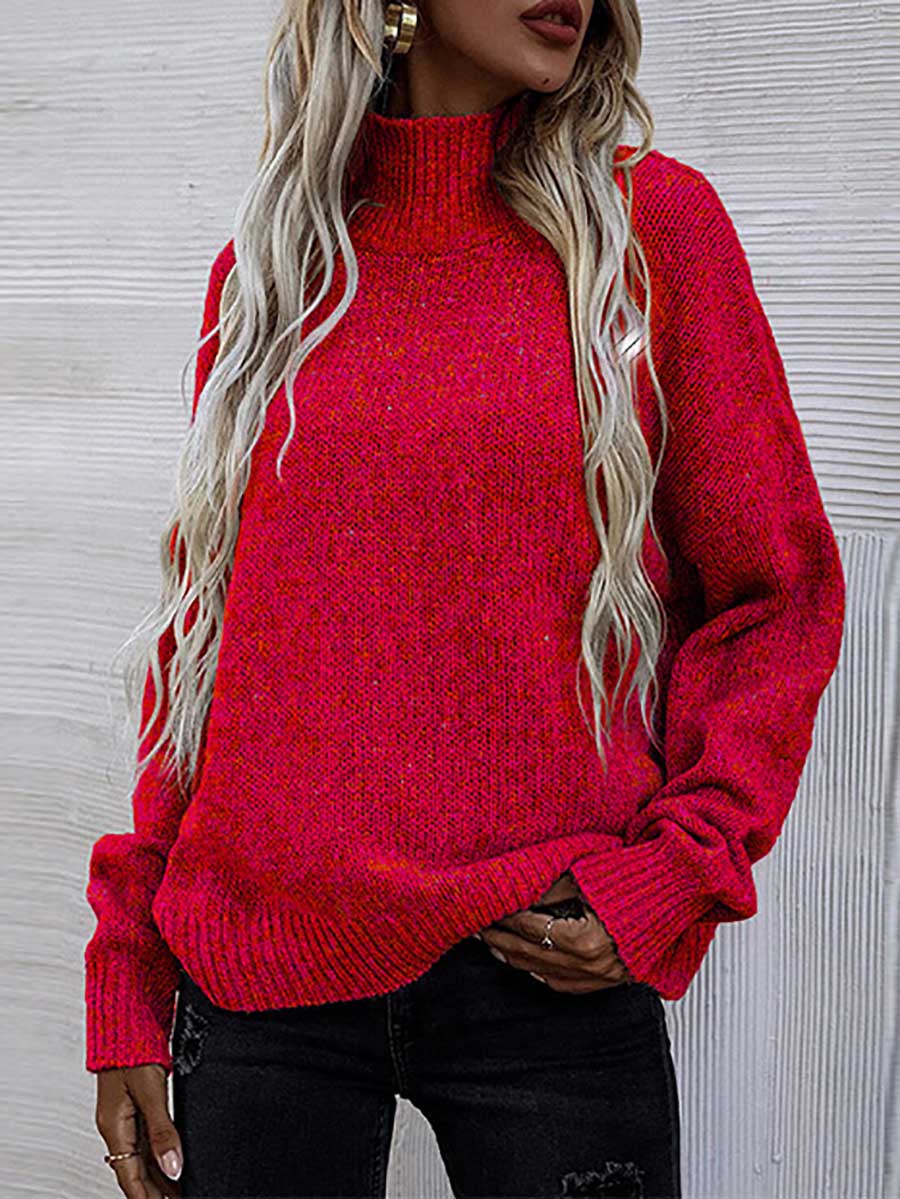 Stunncal Loose Round Neck Pullover Twist Sweater