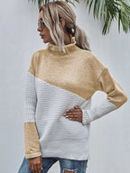 Stunncal Color Clash Pullover Sweater