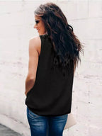 Stunncal  Polka Dot Sleeveless Vest
