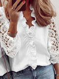 Stunncal  Lace Long Sleeve Shirt