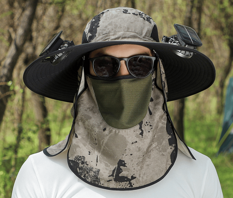 🎁Best father‘s Day Gifts❤2025 New Ultralight Solar Fan Sun Hat – Lighter Than a Baseball!⚾(Only 11oz)：Japanese Design