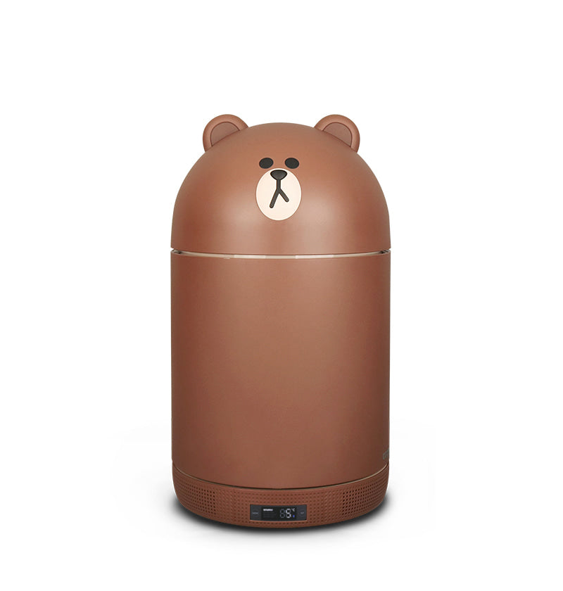 ccomo Refrigerator BROWN