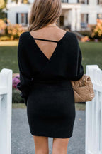 Stunncal Future Happiness Chelsea Wrap Sweater Dress