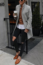 Stunncal Outlook Button Down Textured Coat