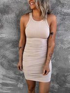 Stunncal Knitted Casual Vest Dress